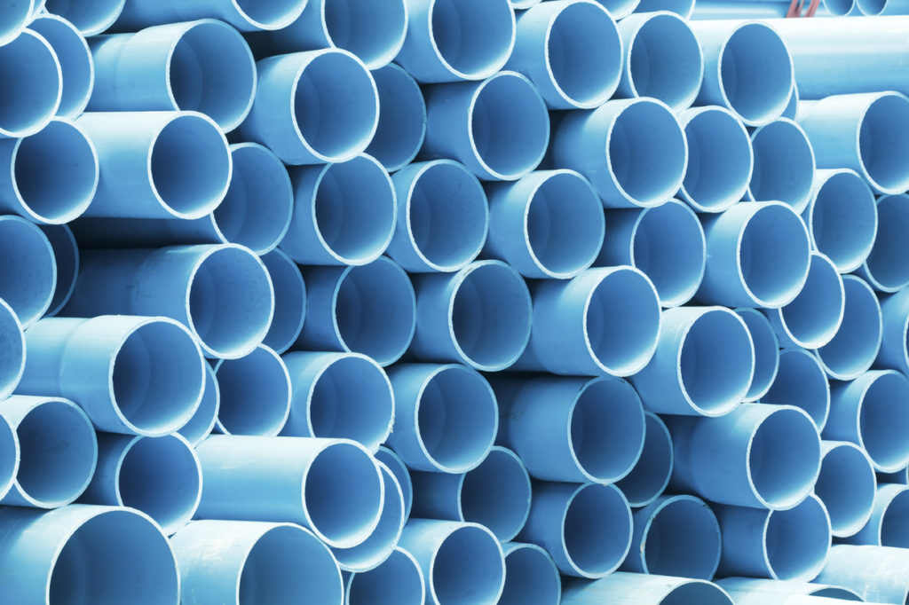 Tuberías PVC del circuito hidráulico